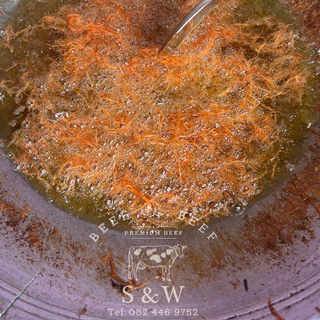 เนื้อฝอยฮาลาล กรอบ Beef Beef S&W