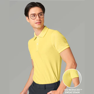 [ลดล้างสต็อก แท้ 100%] GQ PP เสื้อโปโลผ้าสะท้อนน้ำ ปกไม่ย้วย จักกะแร้เปียกก็มองไม่เห็น มีสีแดง เขียว เหลือง ม่วง