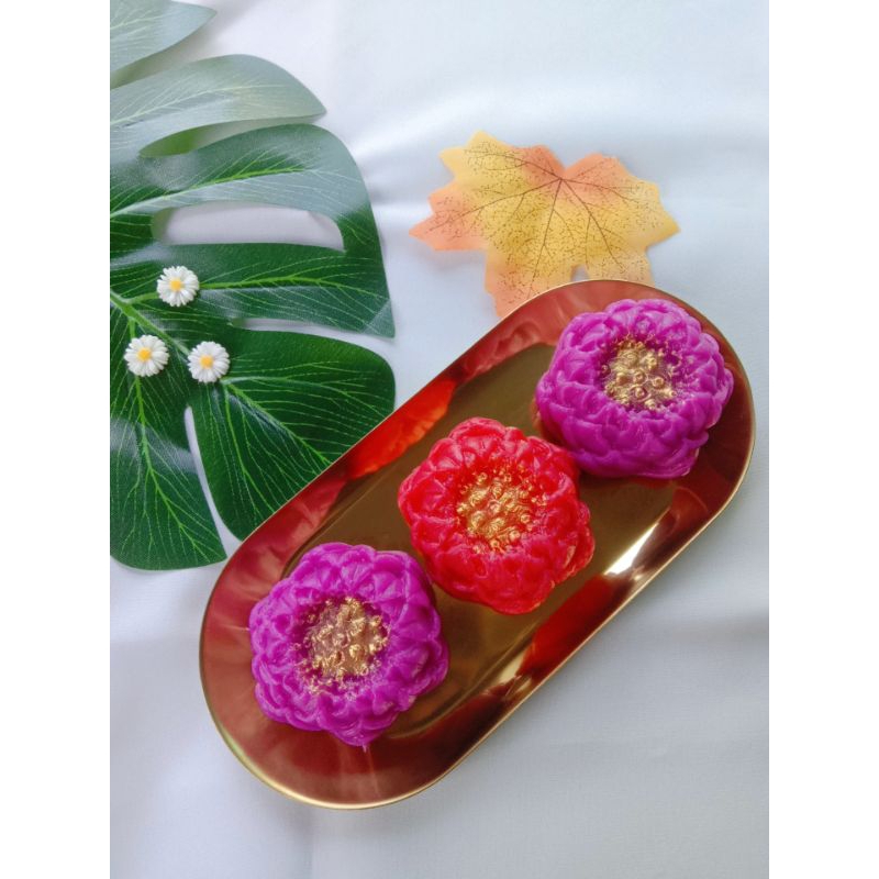 💮 อาลัวดอกบัว  ขนาด 50กรัม 💮 ขายเป็นชิ้นเดี่ยว - รูปที่ 3