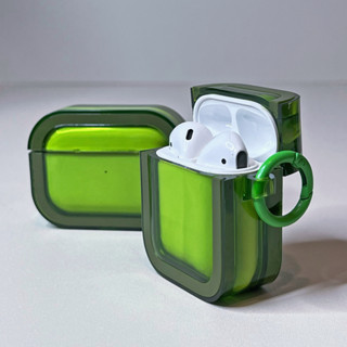 เคส Airpods 3 pro 1 2 สีเขียว การป้องกันการตก ซิลิโคนนิ่ม Soft Case Airpod gen3 2021 Airpods 1 2