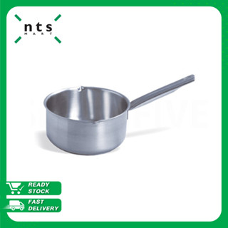 PUJADAS SAUCE PAN หม้อด้ามสแตนเลส หม้อสแตนเลส ปากหม้อมีจะงอย เครื่องครัวสแตนเลส  16-20 CM. PUJ1-200.1