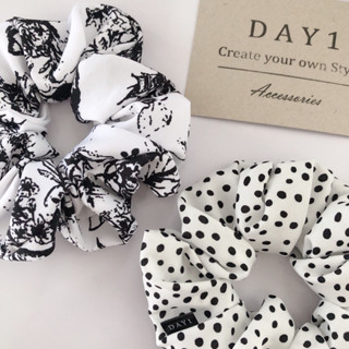 DAY 1 scrunchies โดนัทมัดผม ยางรัดผม