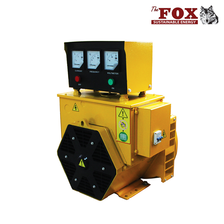 ไดนาโม บัสเลส The Fox เครื่องปั่นไฟ เครื่องกำเนิดไฟ 1เฟส รุ่น STB-8.8KW พร้อมกล่องควบคุม ส่งฟรี รับป