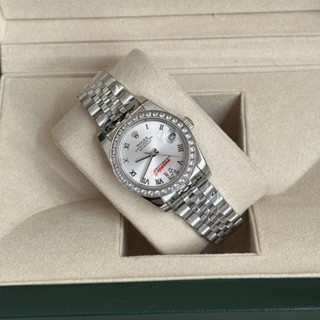 พร้อมส่ง Rolex Datejust Pearl Diamond Dial  Ladies 31 mm. Automatic ขนาดหน้าปัด 31 mm. อุปกรณ์ กล่องไม้สุดหรู ตามภาพ