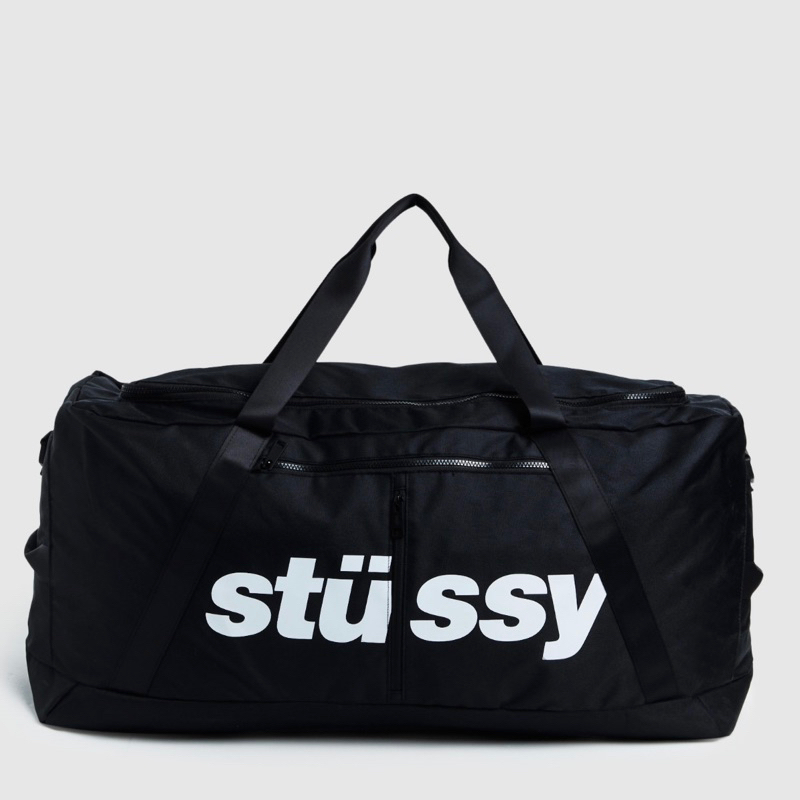 Stussy ITALIC DUFFLE BAG BLACK