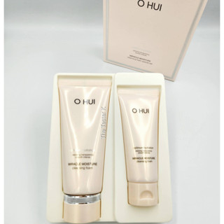 #พร้อมส่ง #OHUI Miracle Moisture Cleansing Foam Set