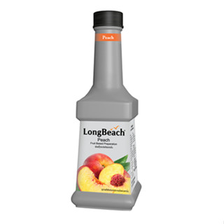 LongBeach Peach Puree ลองบีชเพียวเร่พีช 900 มล.