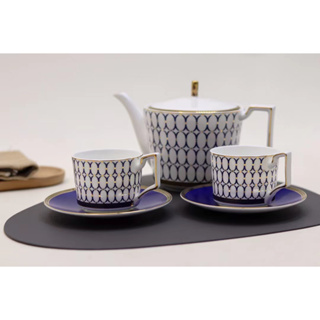 W family golden powder age mug bone china teapot European hi…