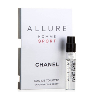 (รับเงินคืน 15% ใช้โค้ด J5BAK66V) Chanel Allure Homme Sport Eau De Toilette 1.5ml (แบบหลอด หัวสเปร์ย)