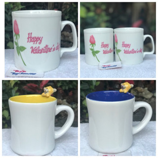 เก็บเก่า แก้วมัคมีหูจับ Mug Coffee - Two Tone / Happy Valentines Day