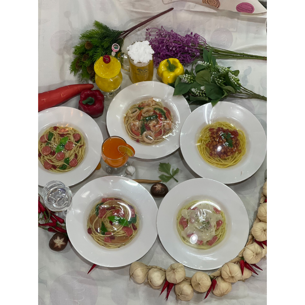 โมเดลสปาเก็ตตี้ สปาเก็ตตี้ปลอม อาหารปลอม โมเดลอาหาร
