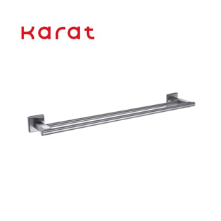 ราวแขวนผ้า ราวแขวนผ้าขนหนู ราวแขวนผ้าเช็ดตัว ราวตากผ้า ติดผนัง KARAT รุ่น KB-42-632-ST ยาว 60 CM. สีโครเมี่ยม