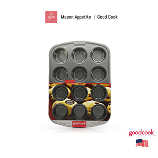 04031 GoodCook Non-Stick Muffin Pan 12cp พิมพ์อบมัฟฟิน กู๊ดคุก 12 หลุม