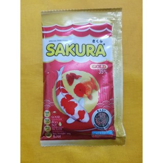 Sakura Gold ซากุระ โกลด์ อาหารปลา สำหรับปลาสวยงาม ที่มีโปรตีนถึง35%🐳🐳🐳