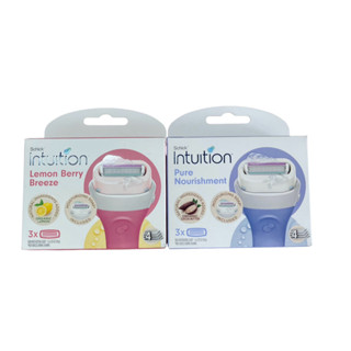 Schick Intuition Sensitive Care Refill ใบมีดโกน4ใบมีด รีฟีล(3ชิ้น)