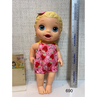 Baby alive Doll รุ่นกินแป้งโดว์ ของแท้ สภาพ98.5% ตำหนิเลอะแขนจางๆตามภาพสุดท้าย