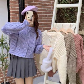 เสื้อคลุมไหมพรมถัก เนื้อแน่น เนื้อผ้าสวย เกรดดี