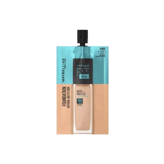 รุ่นใหม่ (1ซอง) เมเบอลีน ฟิต มี รองพื้น แบบซอง เนื้อแมทท์ FIT ME MATTE PORELESS LIQUID FOUNDATION MAYBELLINE
