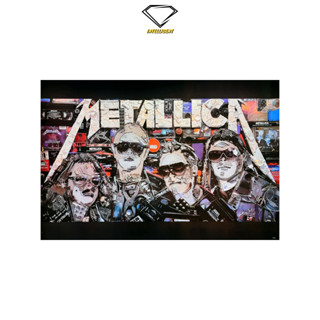 💎Intelligent | โปสเตอร์ Metallica | ขนาด 23.5x34.5 นิ้ว | x 1 แผ่น metallica โปสเตอร์วงดนตรี โปสเตอร์ติดผนัง