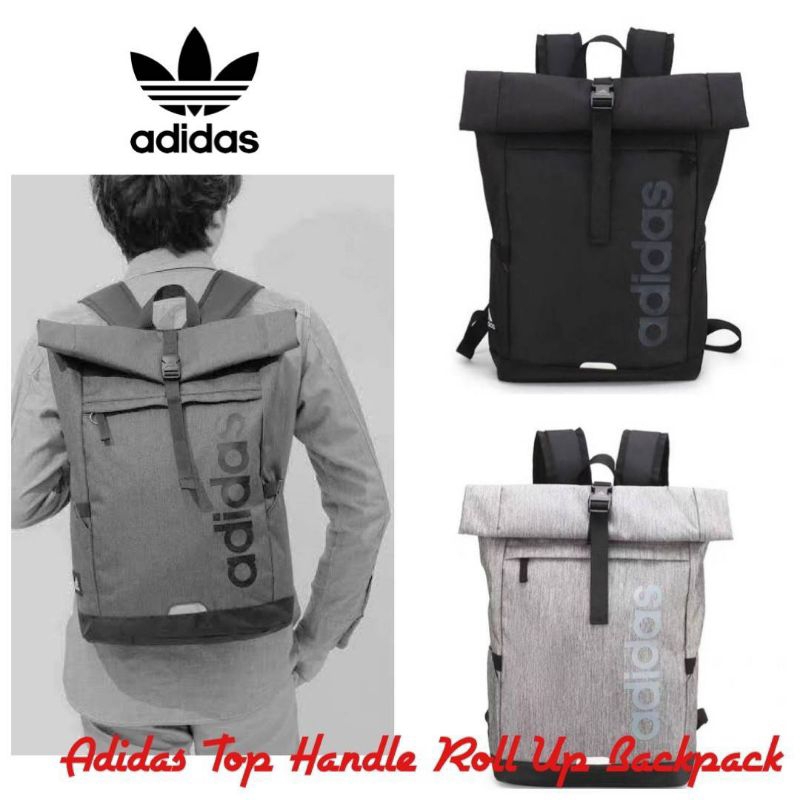 Adidas Top Handle Roll Up Backpack เป้สะพายหลังใช้ได้ทั้งชายและหญิง