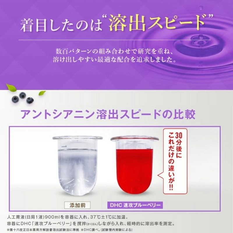DHC Haste Blueberry (20|30Days) วิตามินบำรุงสายตา สกัดจากบลูเบอร์รี่ป่าเข้มข้น ช่วยลดอาการอ่อนล้าของสายตา thumbnail 7