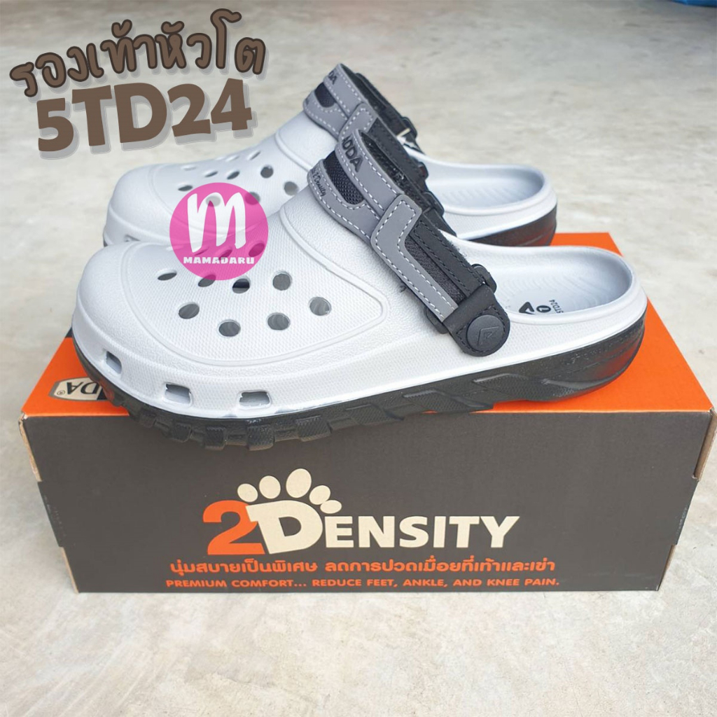 Adda 5TD24 รุ่น M1 และ M2 รองเท้าหัวโต พื้น 2density แต่งสายหนัง รองเท้ารัดส้น