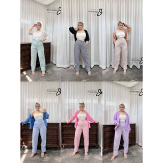 🎈Plussize กางเกงคนอ้วน🎈 Size เอว30-42 สพ 50 ความยาวเป้า16 ความยาวกางเกง 40