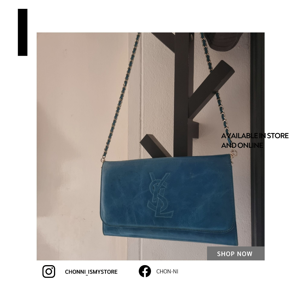กระเป๋ายิปแซงYSLทรงคลัส