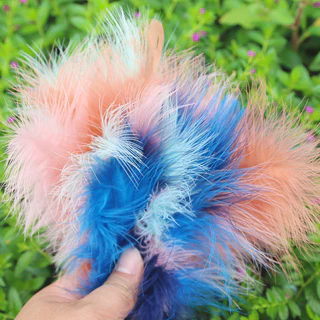 ขนนก ขนนกแบบก้าน ขนมิ้งก้านเดี่ยว ขนาด 10-17 cm แพคละ 50ก้าน พร้อมส่ง