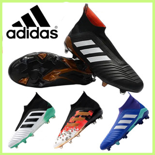 【IN STOCK】Adidas Predator 18+x Pogba ส่งจากกรุงเทพ รองเท้าฟุตบอลอาวุโสรองเท้าฟุตซอลอาชีพรองเท้าฟุตบอลในร่ม/กลางแจ้ง