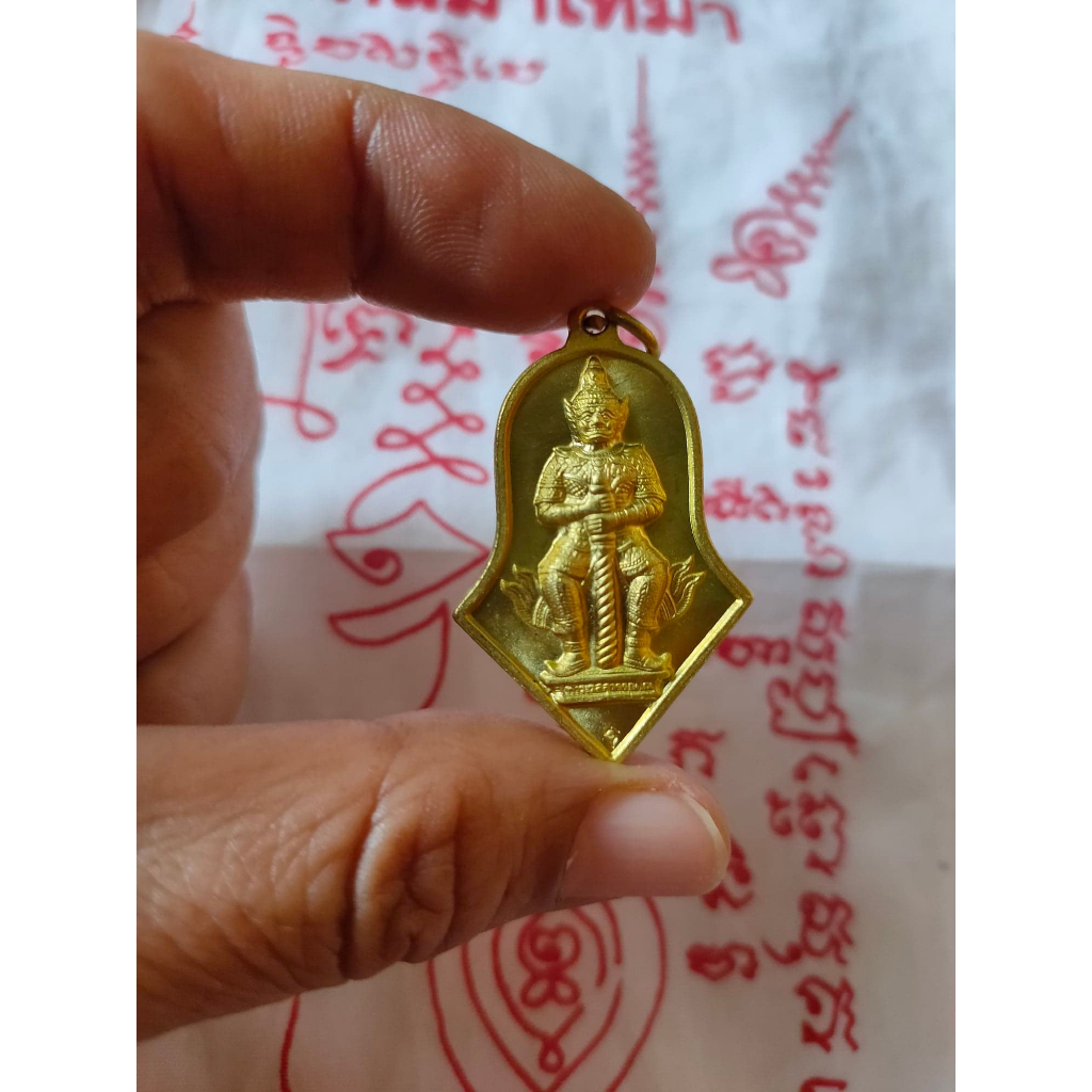 จี้ท้าวเวสสุวรรณ จี้ท้าวเวสสุวรรณสีทอง วัดจุฬามณี ท้าวเวสสุวรรณ เครื่องราง ป้องกันคุณไสย์ มนต์ดำ ปกป้องชีวิต - รูปที่ 3
