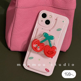 เคสลายผลไม้ เคสแถมไอริง เคสแถมHolder เคสแถมGriptok 🍒ไอริงเชอร์รี่คู่