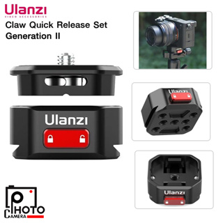 Ulanzi Claw II Quick Release System (Generation II) ขาตั้งกล้อง 1 / 4 นิ้วสําหรับ Dslr Gopro