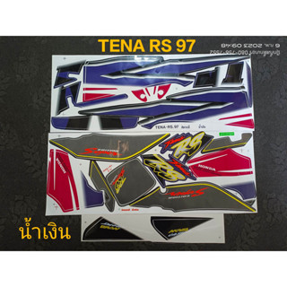 สติ๊กเกอร์ TENA RS เก่า สีน้ำเงิน ปี 1997