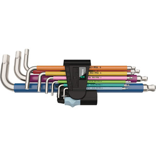 Wera ประแจ L หกเหลี่ยม สแตนเลส 3950/9 Stainless Hex L Key Set 05022669001