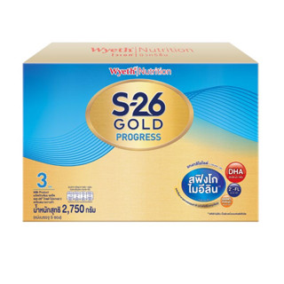 นมผง เอส26 โกลด์ โปรเกรส สูตร3 3300กรัม (6ซอง) S-26 gold Progress