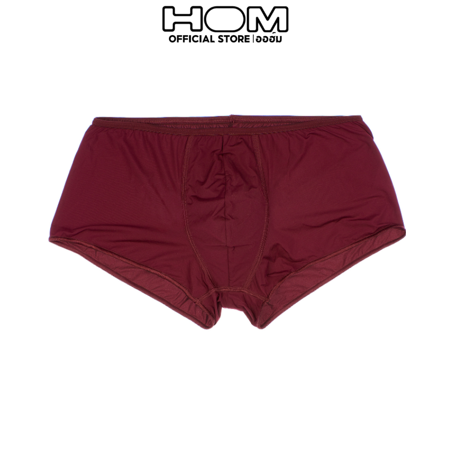 HOM (ออฮ์ม) รุ่นPlume รหัส404755 สีOOZQ ทรง Trunk กางกงในชายเนื้อผ้าบางเบาดุจขนนก แห้งง่าย ระบายอากาศดี เย็นเวลาใส่