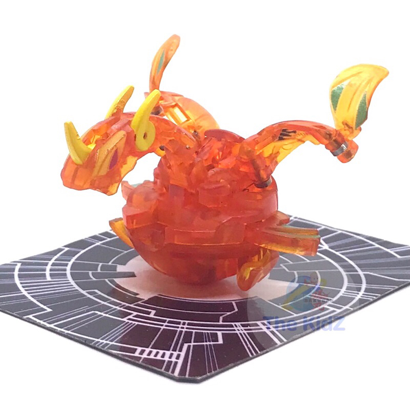 บาคุกัน Bakugan Bakusolar Maxus Ultra Dragonoid Translucent Orange Aquos