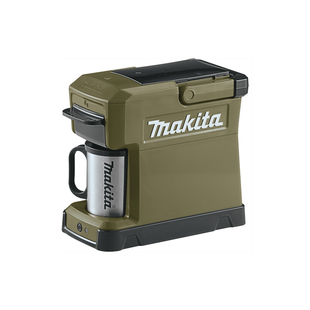 [เครื่องเปล่า] MAKITA DCM501ZO : เครื่องชงกาแฟไร้สาย 18V, 12Vmax Olive Collection