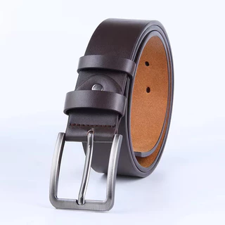 พร้อมส่ง!! เข็มขัดผู้ชายหนังPU ขนาด3.7 cm ความยาว 125 cm หัวโลหะ แข็งแรง เข็มขัดแฟชั่น （ P17 ）
