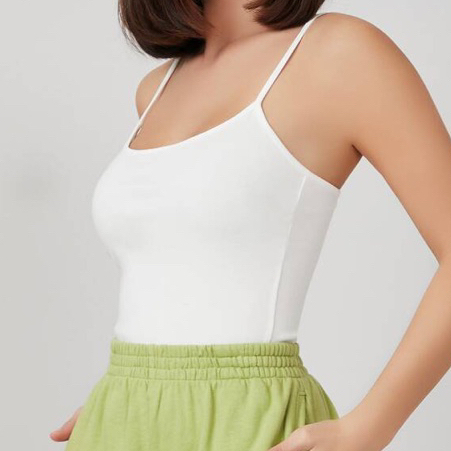 เสื้อสายเดี่ยว ซับใน สายเดี่ยวคอเหลี่ยม (ไม่มีฟองน้ำ) Size : ( L) อก 32-40 นิ้ว สายเดี่ยวตัดตรงเต็มตัว เสื้อผ้าแฟชั่น - รูปที่ 2