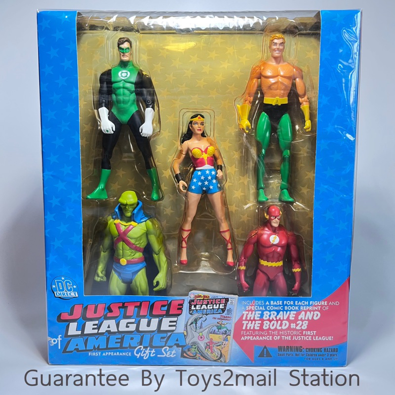 [RARE สินค้ามือ 2] DC DIRECT JLA FIRST APPEARANCE GIFT SET รวมตัวละครจาก DC DIRECT ของแท้ 100%