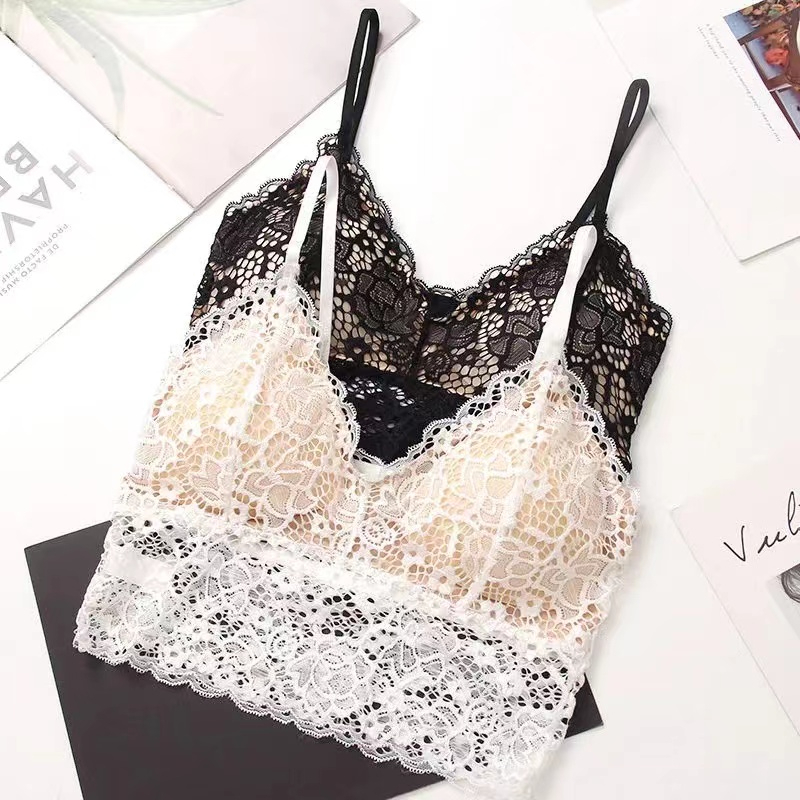 ชุดชั้นใน บราลูกไม้ สายเดี่ยว เว้าหลัง รุ่นB025 เก็บทรงนมได้ดี ผ้าใส่สบาย พร้อมส่ง - รูปที่ 3