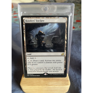 การ์ด MTG Bonder’s Enclave Land Magic the gathering EDH รุ่น Ikoria สภาพ Nm