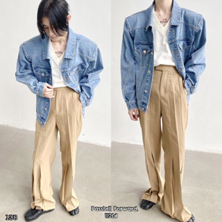 🇰🇷New🇰🇷  Korea pleated pleated highwaist trousers  มาอีกรุ่นนึงที่อยากแนะนำ