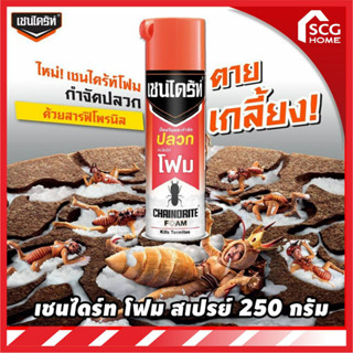 เชนไดร้ท์ โฟม สีขาว 250G #WHITE TOA CHAINDRITE ป้องกันและกำจัด ปลวก มอด มด แมลงสาบ สเปรย์ ยาฆ่าแมลง