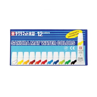 SAKURA (ซากุระ) สีน้ำ SAKURA  12 สี (Laminate) EMW-12