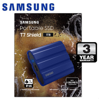 Samsung 1TB T7 Shield Portable SSD USB3.2 (Blue)