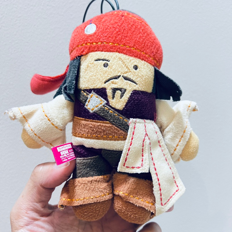 พวงกุญแจ ตุ๊กตา #กัปตัน #แจ็ก #สแปร์โรว์ #Captain #Jack #Sparrow #Pirates of the #Caribbean ดิสนีย์ 