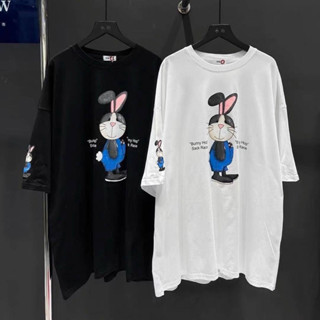 เสื้อยืด กระต่ายเอี้ยมฟ้า 🐰ป้ายเกาหลี งานร้าน miss alley